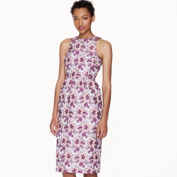 J. Crew Dresses & Skirts - NEW J. Crew Collection Plum Brocade Sheath Dress Size 12 NWT